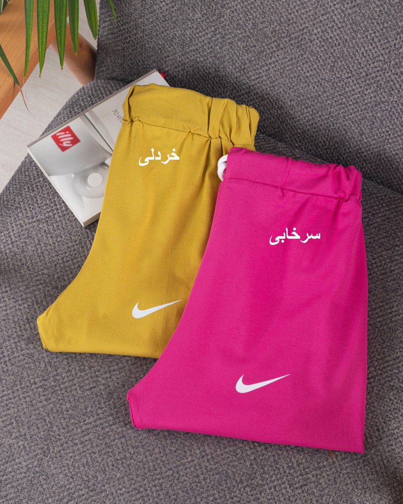 شلوار جذب رنگبندی فریسایز پنبه سوپر